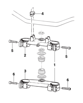 Pièces d'origine pour TM RACING 85 85 85 2 Temps MX/EN 2007 - Fourches et suspensions