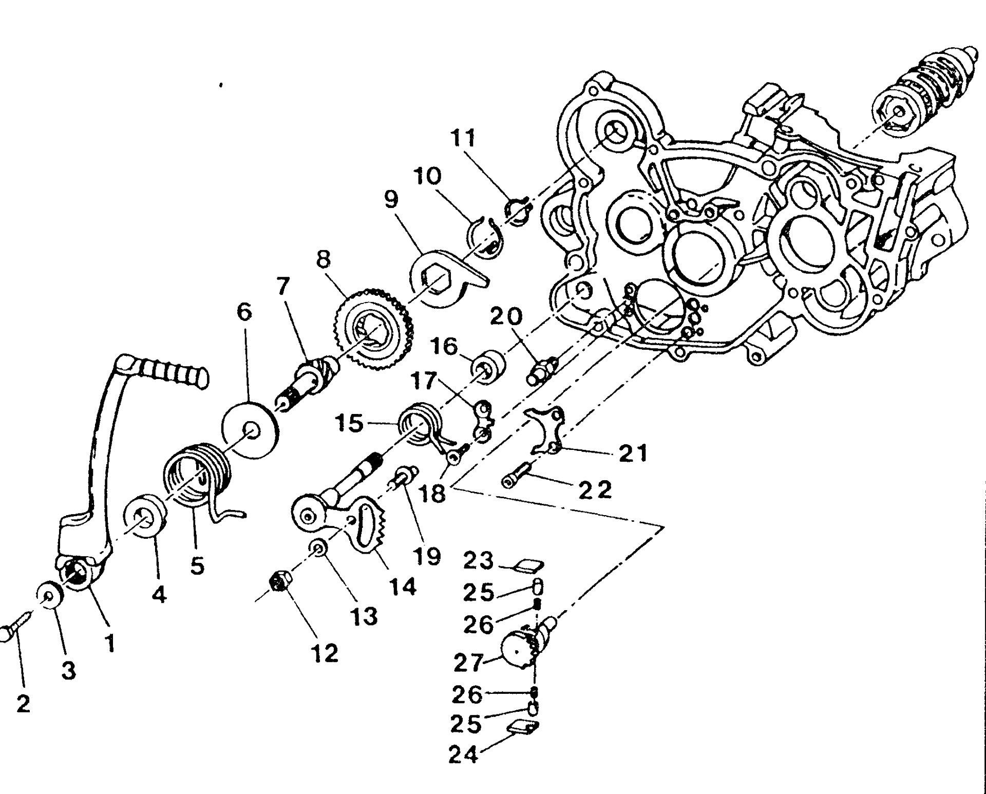 Pièces d'origine pour TM RACING 80 80 80 2 Temps Junior 2002 - Démarrage par kick