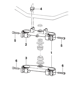 Pièces d'origine pour TM RACING 100 100 100 2 Temps MX/EN 2006 - Tés de fourche