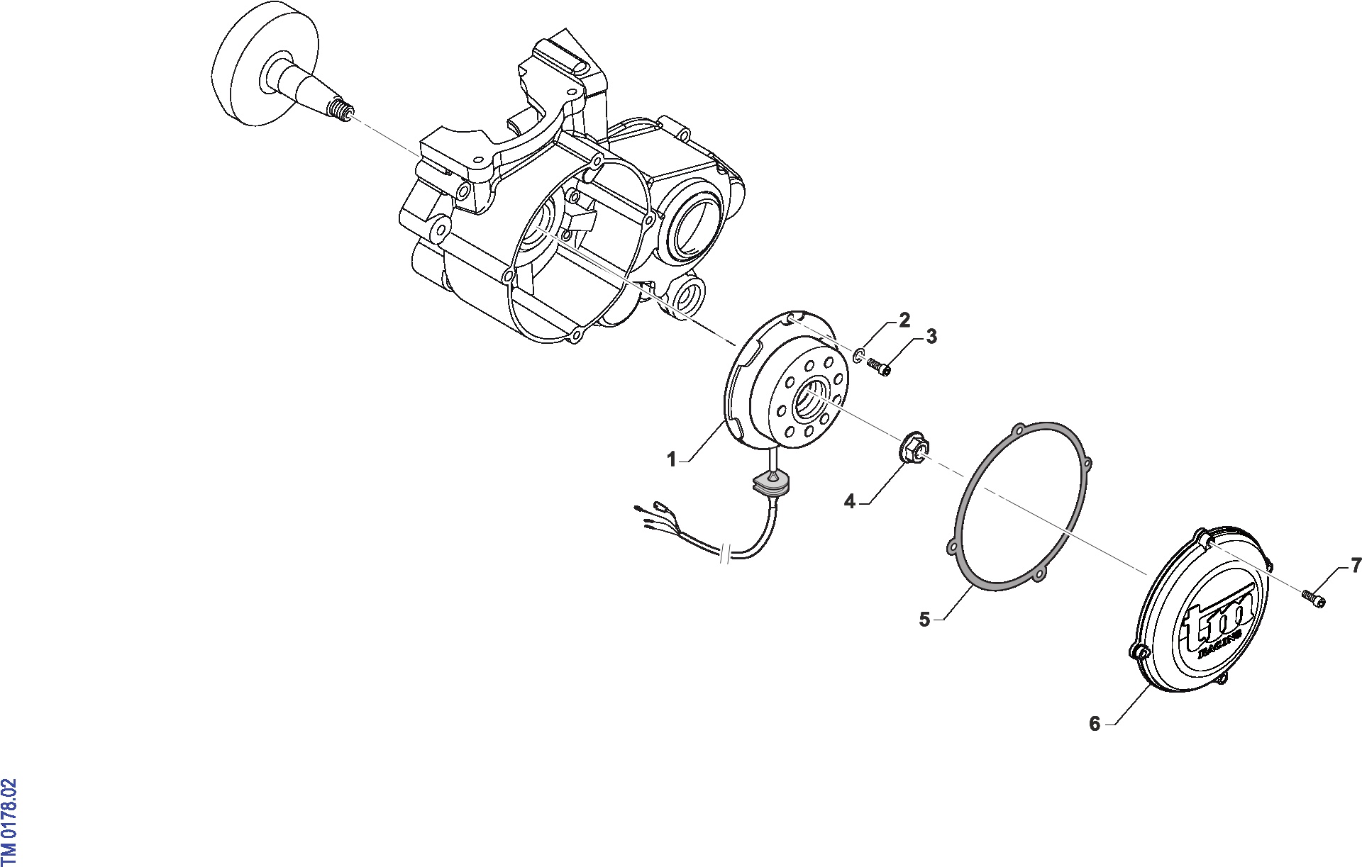 Pièces d'origine pour TM RACING 144 144 2T 144 MX 2026 - Allumage moteur