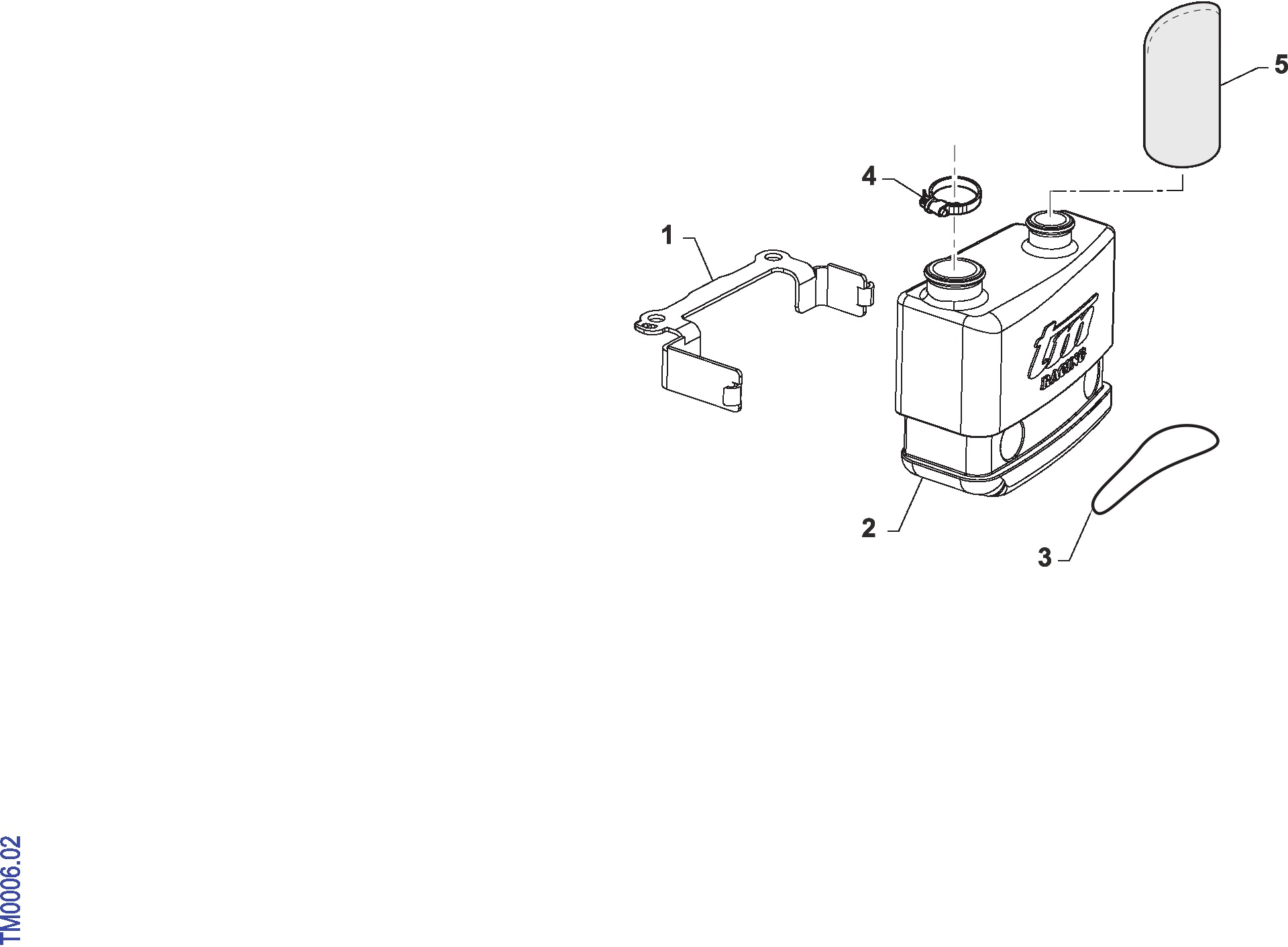 Pièces d'origine pour TM RACING 250 250 4T 250 Fi SMK 2025 - Réservoir carburant SMK 250