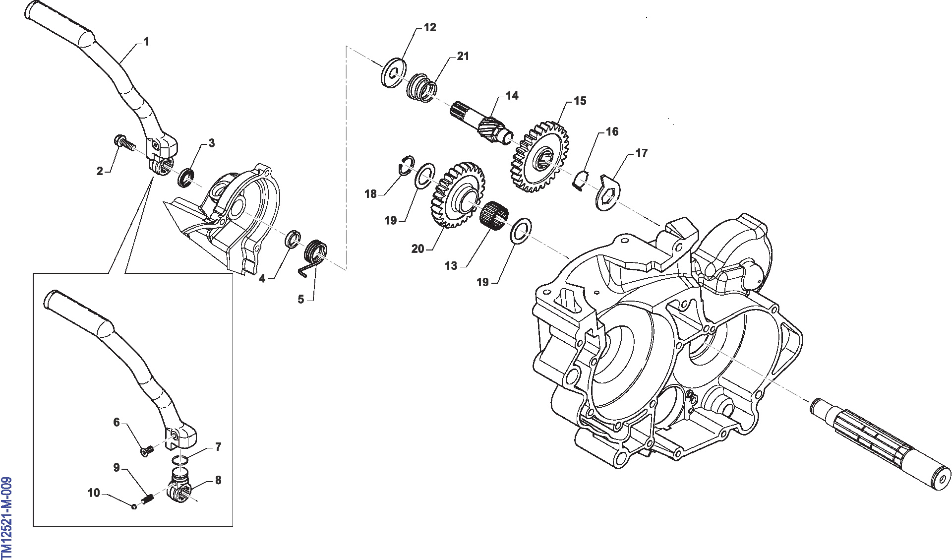 Pièces d'origine pour TM RACING 144 144 2T 144 Fi EN 2021 - Montage sur moto