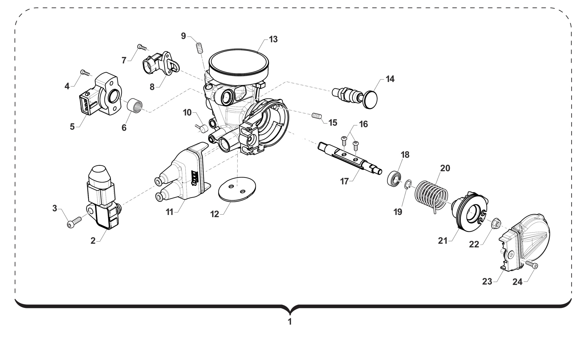 Pièces d'origine pour TM RACING 125 125 2T 125 Fi SMR 2020 - Corps d'admission