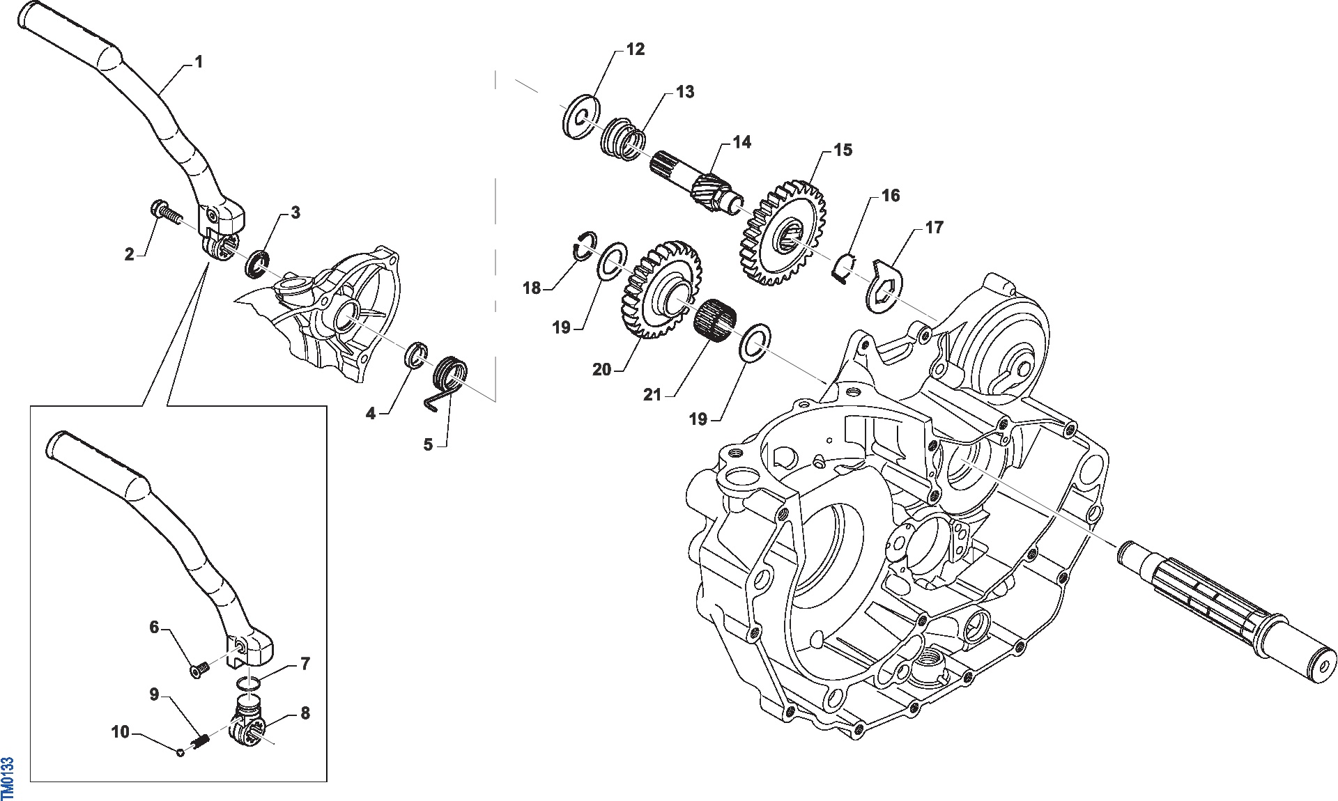 Pièces d'origine pour TM RACING 530 530 4T 530 Fi EN 2019 - Montage sur moto