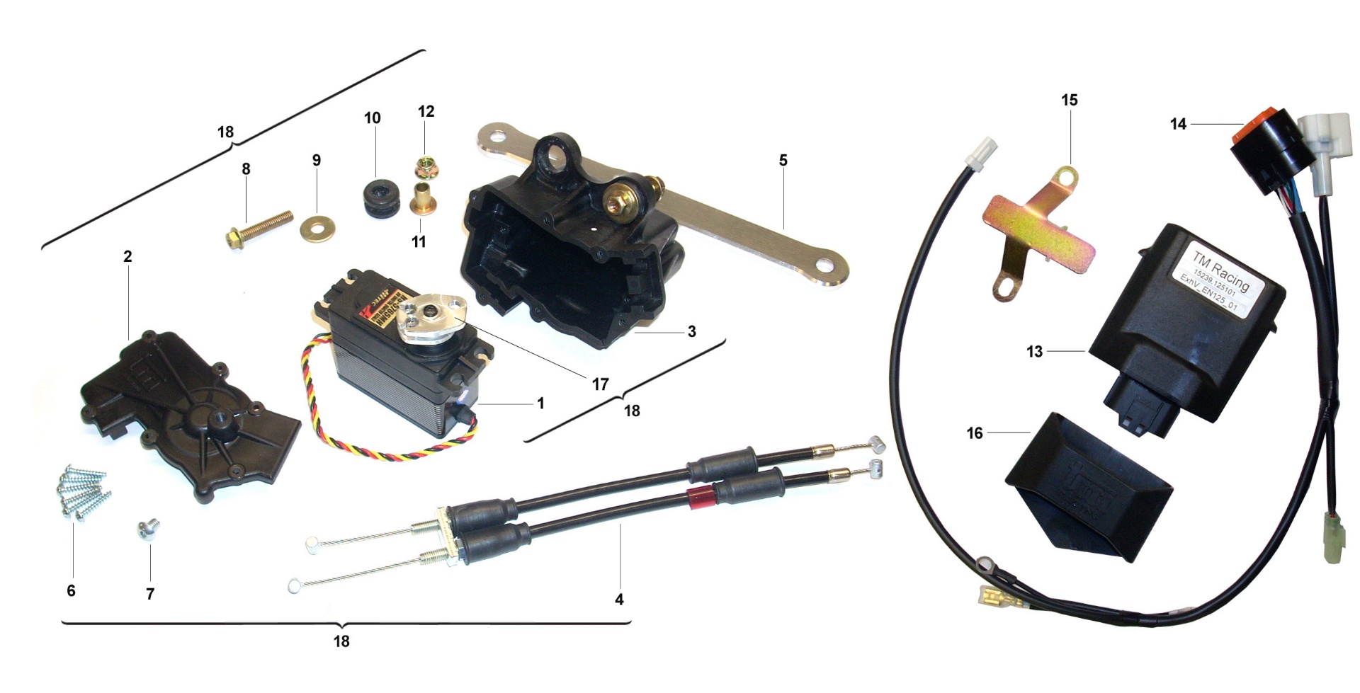 Pièces d'origine pour TM RACING 125 125 2T 125 MX 2013 - Soupapes et entraînement moteur