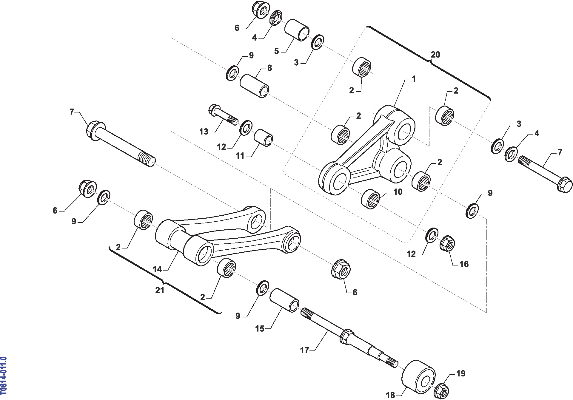 Pièces d'origine pour TM RACING 300 300 2T 300 EN 2010 - Biellettes et liaisons
