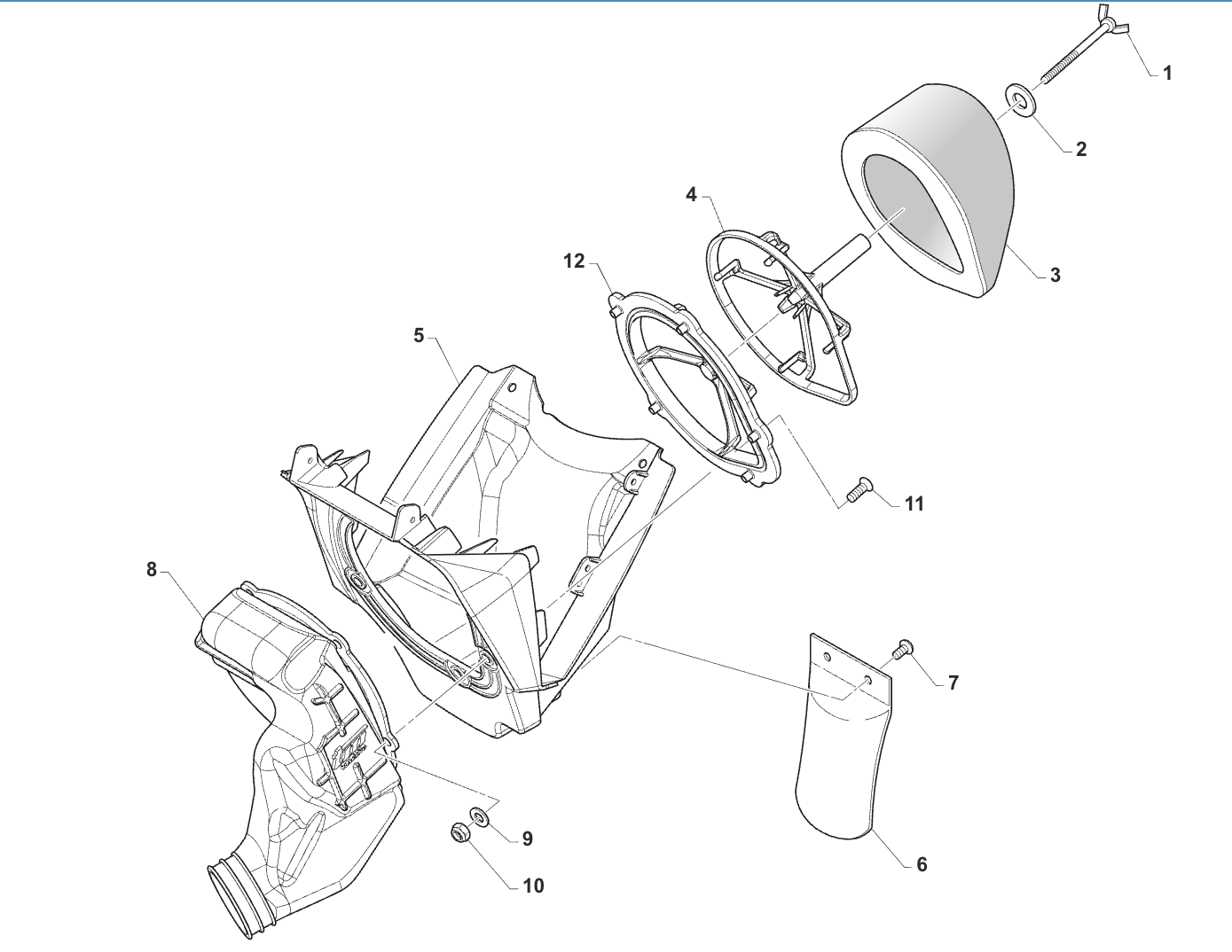 Pièces d'origine pour TM RACING 85 85 2T 85 MX JUNIOR 2026 - Filtre à air