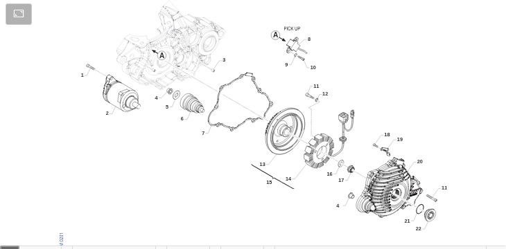 Pièces d'origine pour TM RACING 300 300 2T 300 FI EN 2023 - Système d'allumage