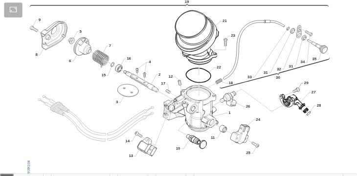 Pièces d'origine pour TM RACING 250 250 4T 250 Fi EN 2025 - Corps d'admission