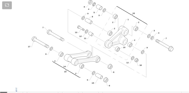 Pièces d'origine pour TM RACING 85 85 2T 85 MX JUNIOR 2023 - Liaisons moteur et transmission