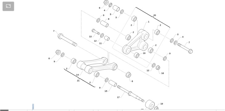 Pièces d'origine pour TM RACING 300 300 2T 300 SMX 2021 - Liaisons