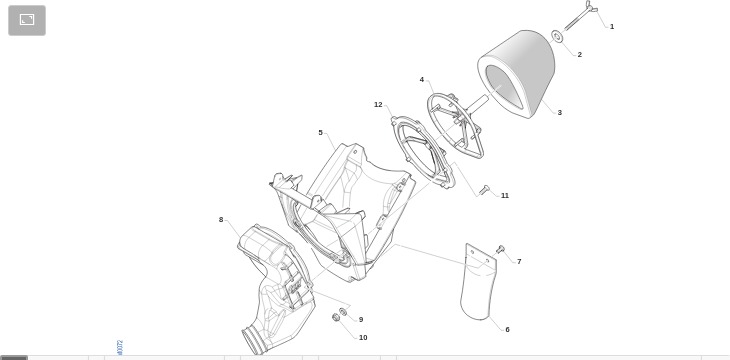 Pièces d'origine pour TM RACING 250 250 2T 250 MX 2021 - Boîte à air