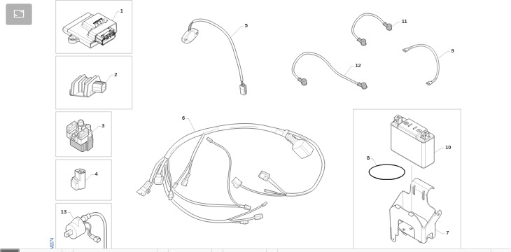 Pièces d'origine pour TM RACING 250 250 2T 250 EN 2021 - Échappement