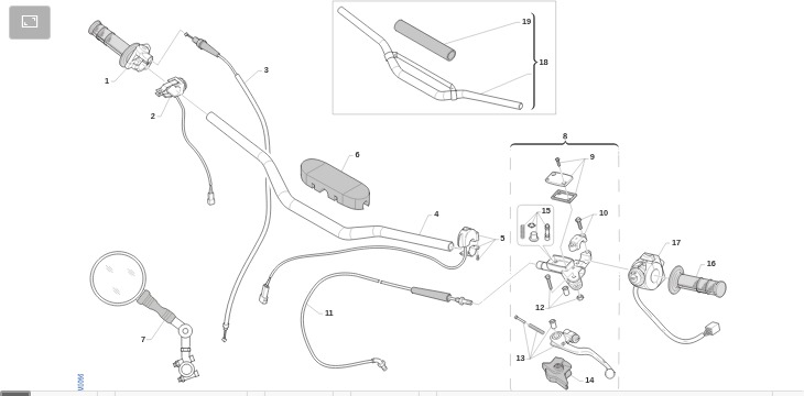 Pièces d'origine pour TM RACING 300 300 2T 300 EN 2020 - Guidon