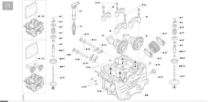 Pièces d'origine pour TM RACING 450 450 4T 450 Fi SMK 2023 - Boîte à air
