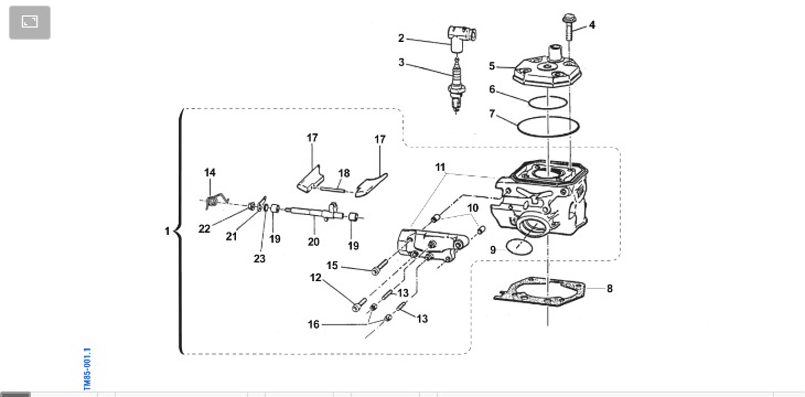 Pièces d'origine pour TM RACING 100 100 2T 100 MX JUNIOR 2022 - Cylindre moteur