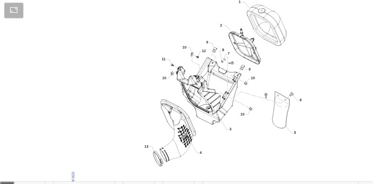 Pièces d'origine pour TM RACING 300 300 2T 300 EN 2022 - Boîte à air