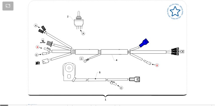 Pièces d'origine pour TM RACING 250 250 4T 250 Fi EN 2022 - Système électrique Racing 4T FI