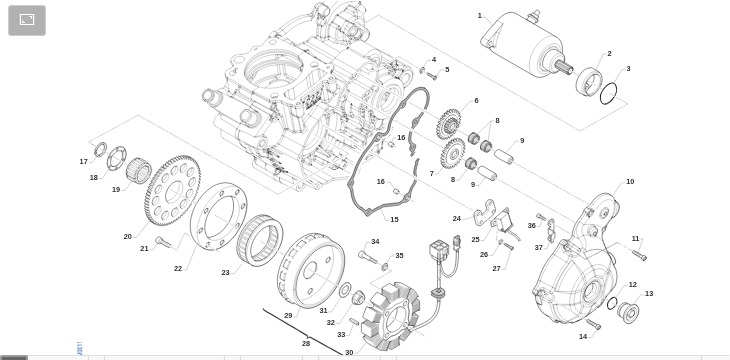 Pièces d'origine pour TM RACING 250 250 4T 250 Fi SMX 2022 - Allumage