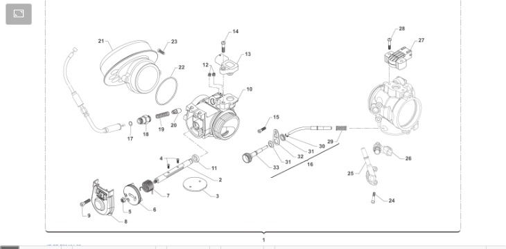 Pièces d'origine pour TM RACING 450 450 4T 450 Fi EN 2022 - Corps d'admission EN/SMR