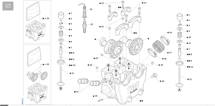 Pièces d'origine pour TM RACING 530 530 4T 530 Fi SMR 2022 - Cadre et partie-cycle