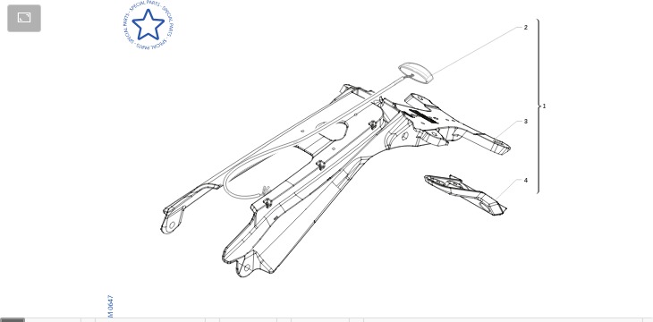 Pièces d'origine pour TM RACING 250 250 2T 250 EN 2022 - Porte-plaque arrière Racing