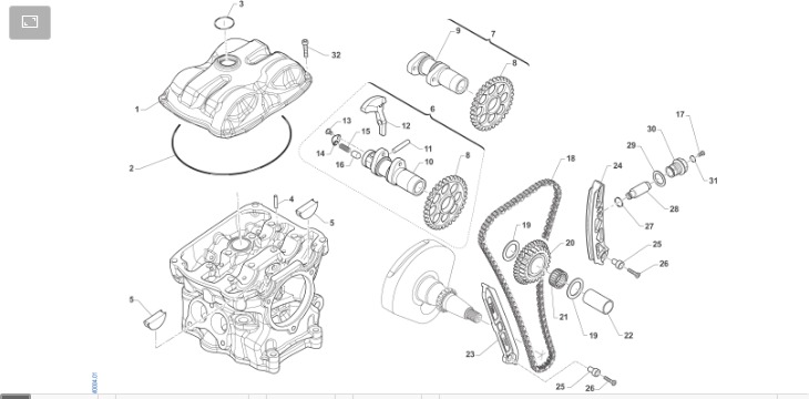 Pièces d'origine pour TM RACING 250 250 4T 250 Fi SMK 2024 - Distribution et allumage moteur