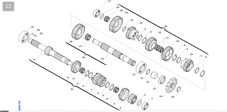 Pièces d'origine pour TM RACING 250 250 4T 250 Fi SMK 2024 - Boîtes de vitesses