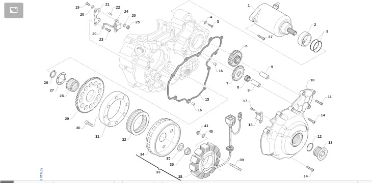 Pièces d'origine pour TM RACING 450 450 4T 450 Fi SMK 2024 - Allumage