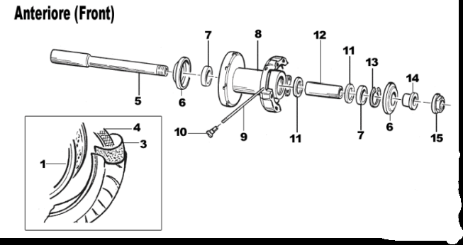 Pièces d'origine pour TM RACING 300 300 300 2 Temps MX/EN 2005 - Roue Avant Super Motard SMX