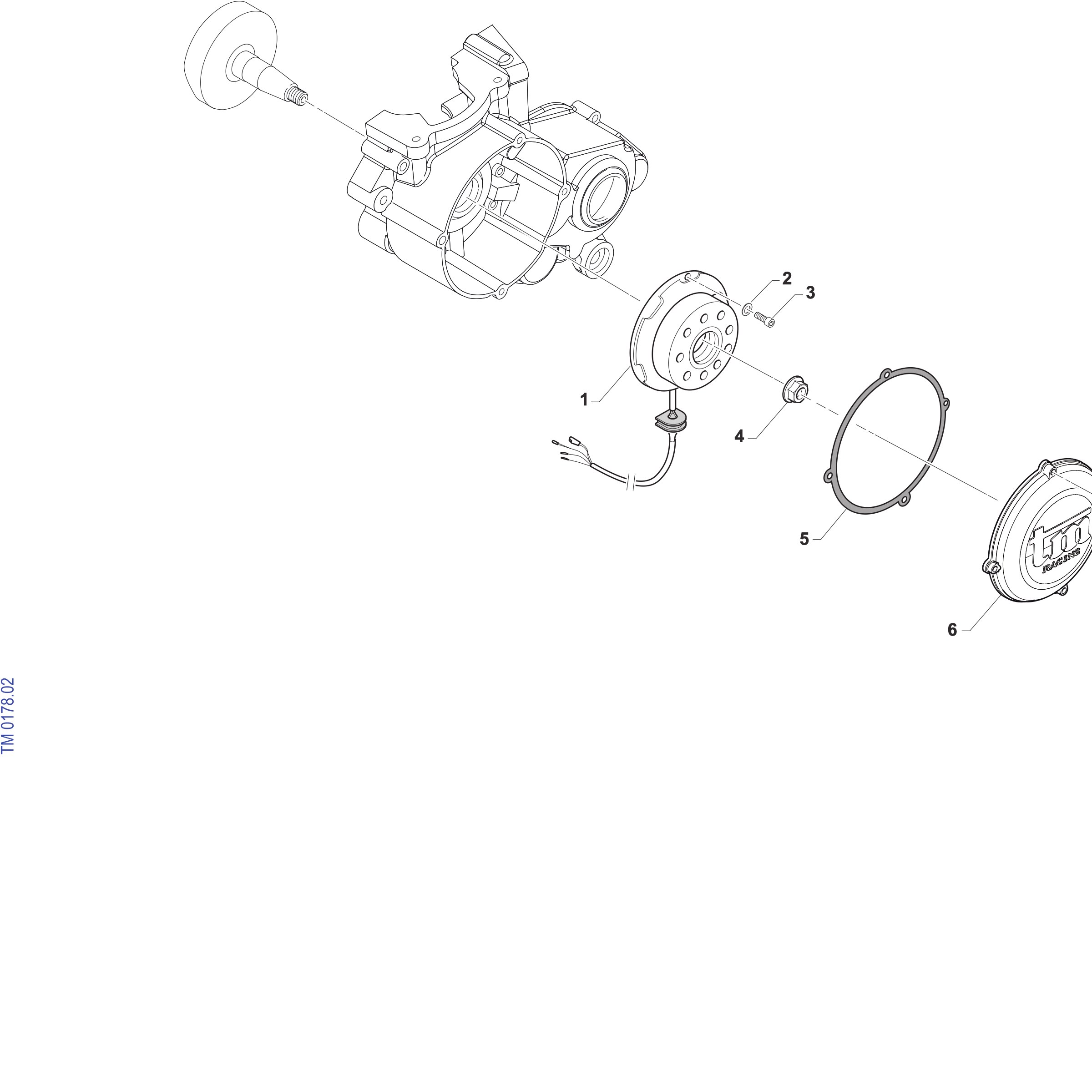 Pièces d'origine pour TM RACING 144 144 2T 144 MX 2027 - Allumage