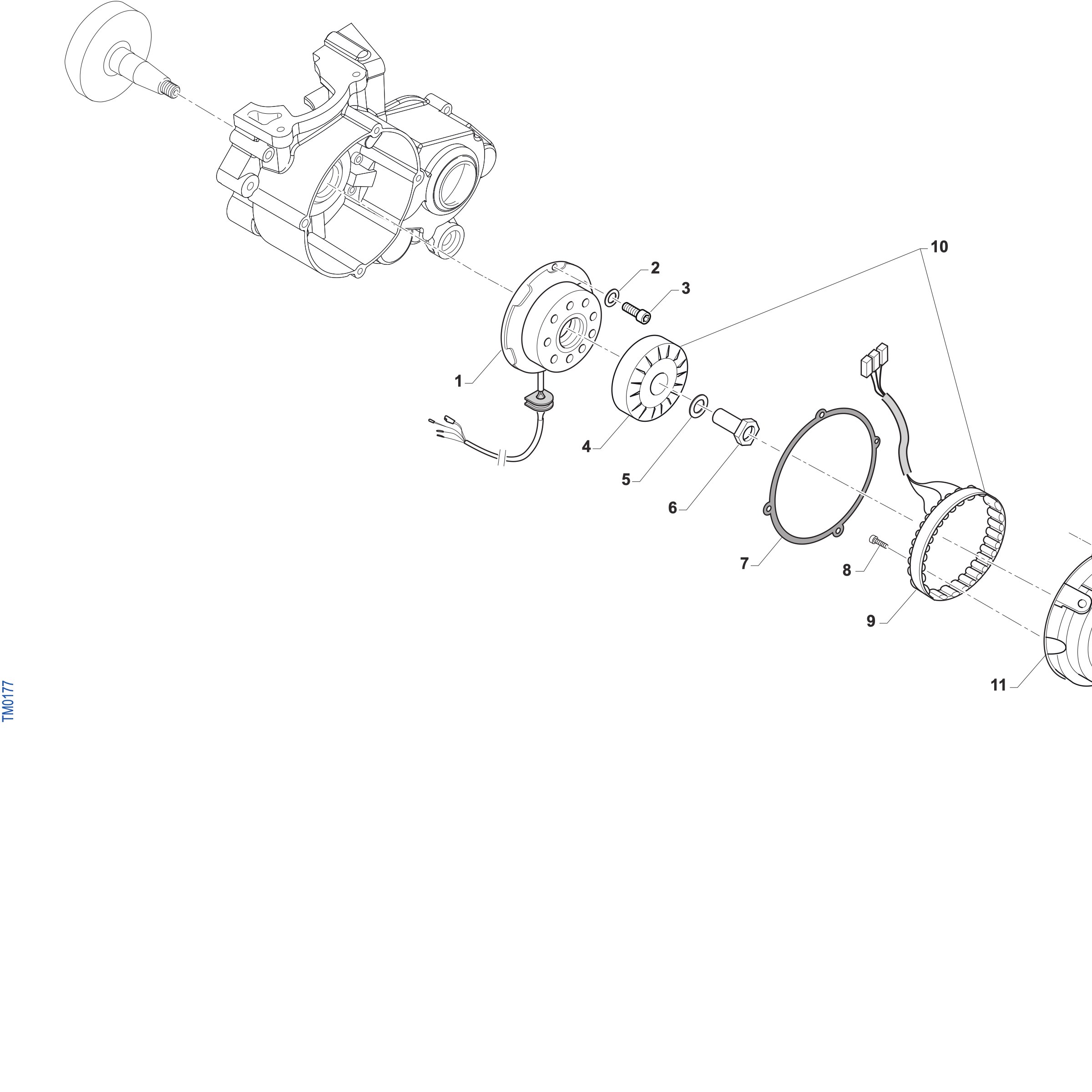 Pièces d'origine pour TM RACING 144 144 2T 144 EN 2027 - Allumage