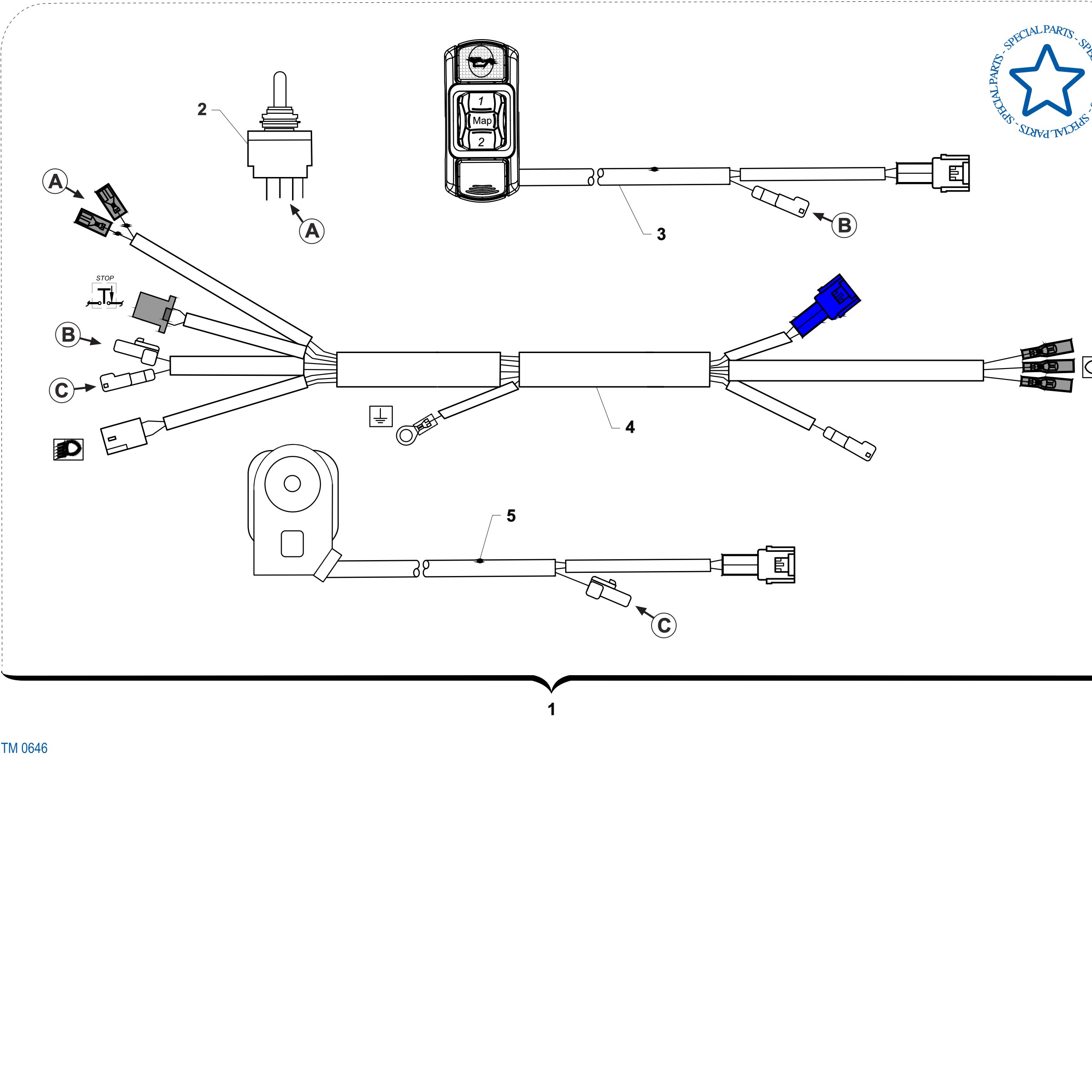Pièces d'origine pour TM RACING 250 250 2T 250 FI EN 2027 - Système électrique Racing 2T FI