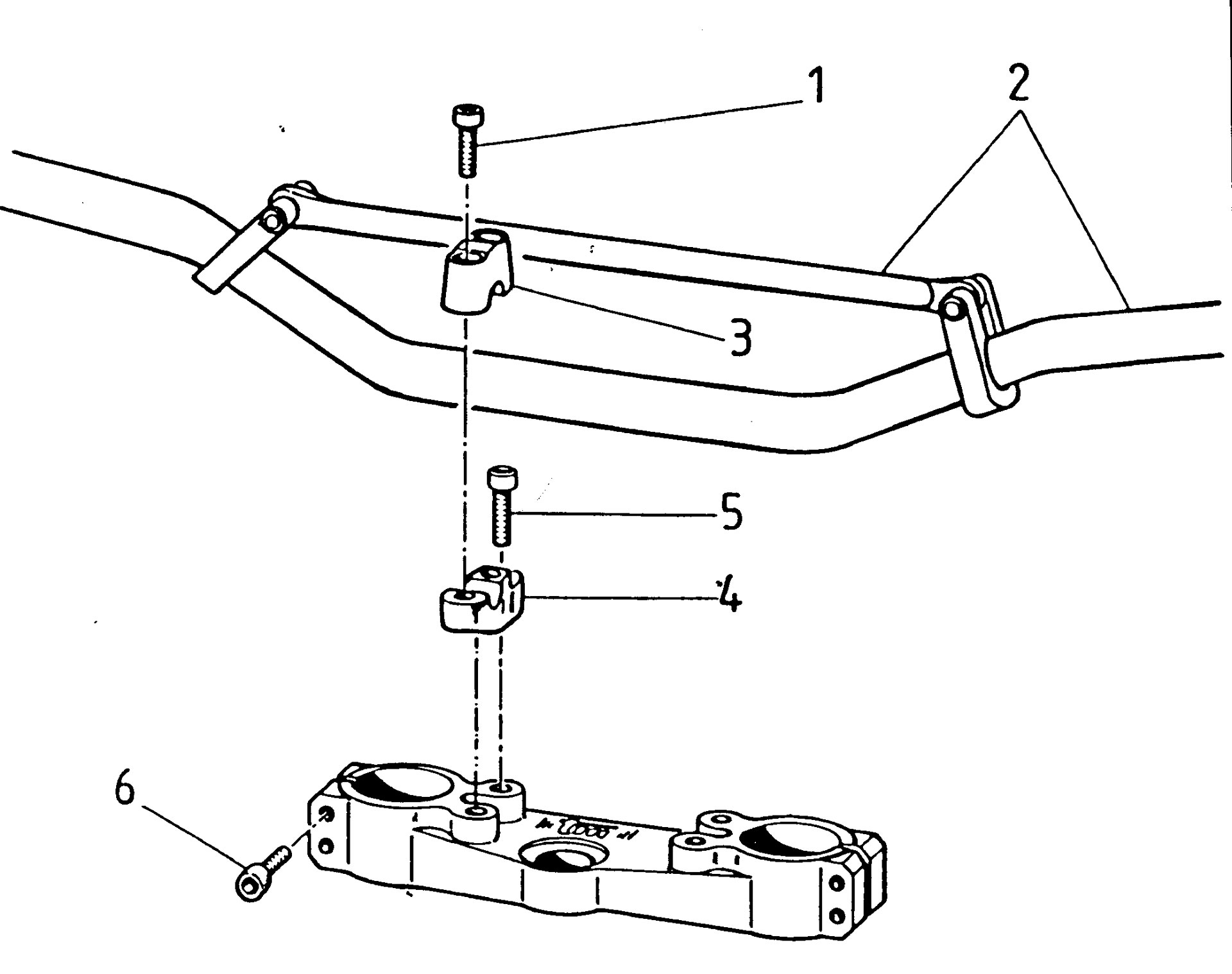 Pièces d'origine pour TM RACING 100 100 100 2 Temps MX/EN 1998 - Guidon