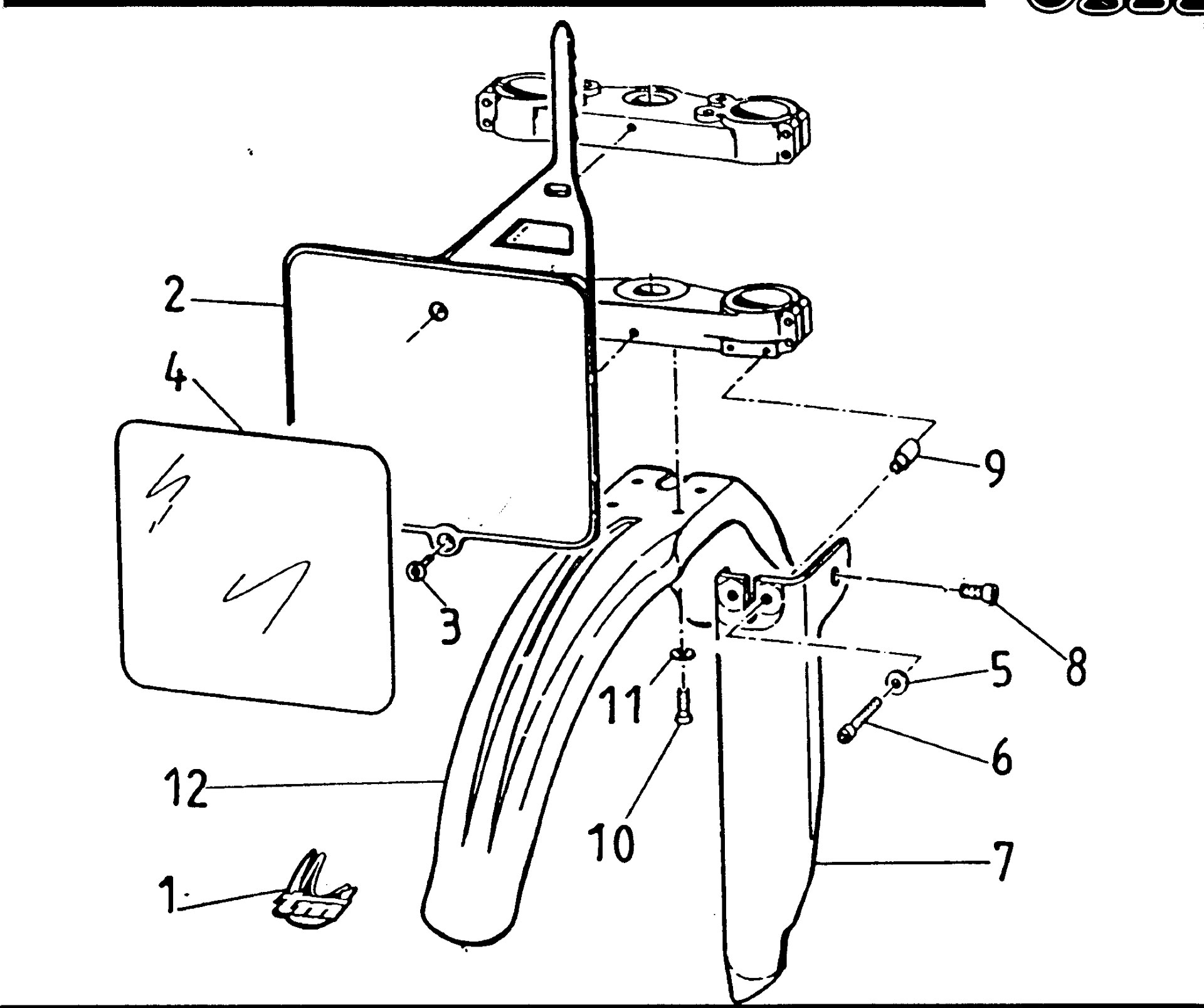 Pièces d'origine pour TM RACING 100 100 100 2 Temps MX/EN 1998 - Plastiques et habillage avant cross