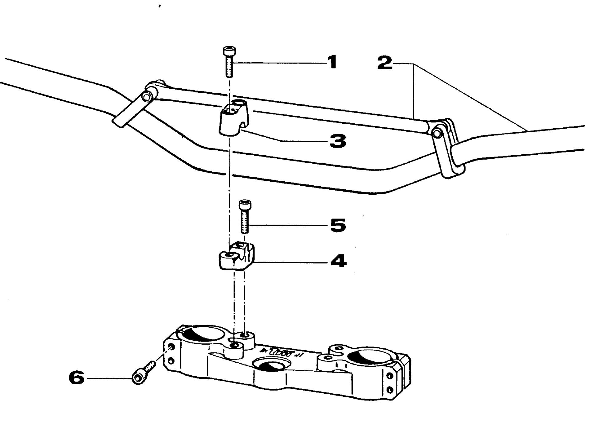 Pièces d'origine pour TM RACING 100 100 100 2 Temps MX/EN 2000 - Guidon et commandes