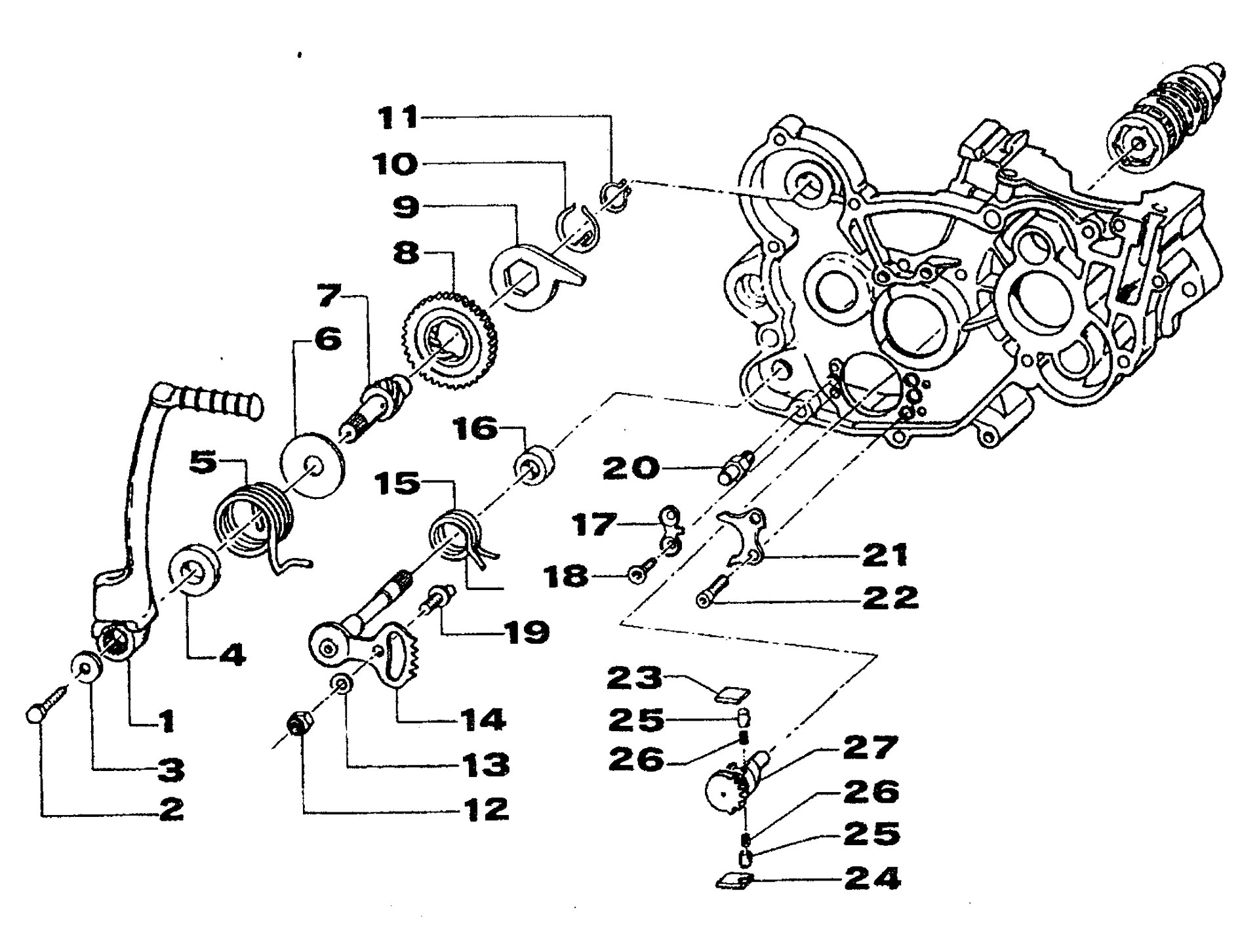 Pièces d'origine pour TM RACING 125 125 125 2 Temps MX/EN 2001 - Allumage et démarrage moteur
