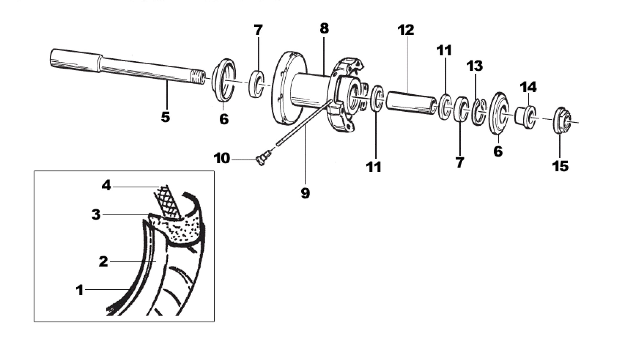 Pièces d'origine pour TM RACING 450 450 450 4 Temps MX/EN 2004 - Roue avant SM
