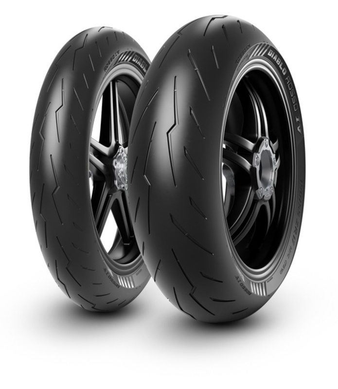 Pneu PIRELLI DIABLO ROSSO IV (F) 110/70 R 17 M/C 54H TL