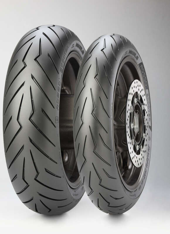 PNEU PIRELLI DIABLO ROSSO SCOOTER (F/R) 100/80-12 TL
