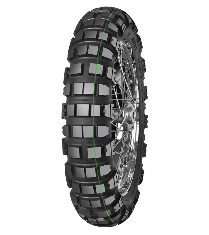 Pneu MITAS END TRAIL-RALLY PRO 140/80 B 18 70R TT M+S SUPER LIGHT GREEN