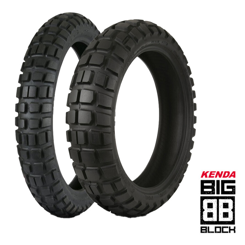 Train de pneus KENDA BIG BLOCK (110/80 B 19+150/70 B 17)