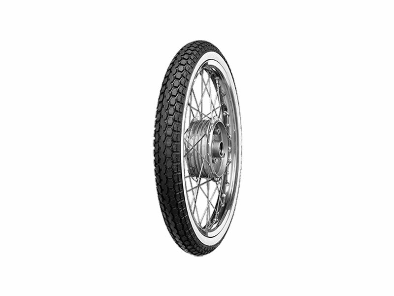 Pneu CONTINENTAL KKS 10 WW Flancs Blancs 2.00-19 M/C 24B TT