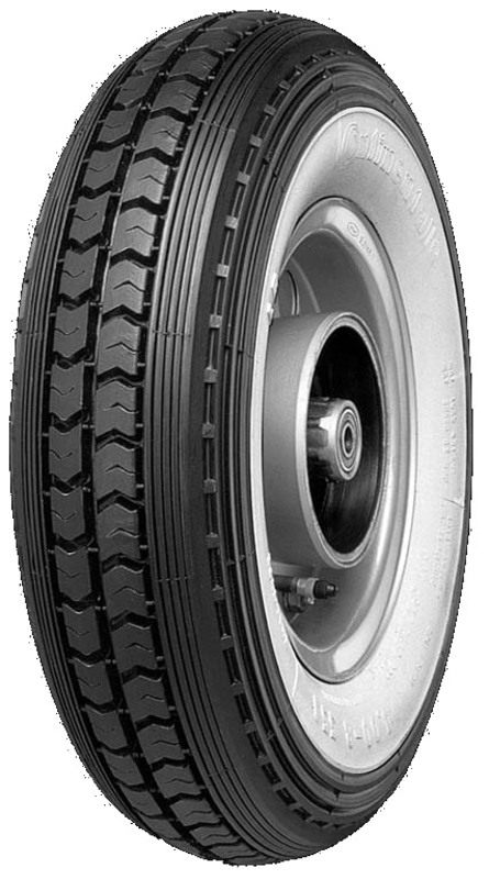 Pneu CONTINENTAL LB WW Flancs Blancs 3.50-8 M/C 46J TT