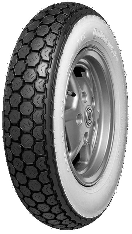Pneu CONTINENTAL K62 WW Flancs Blancs 3.50-10 M/C 59J TL